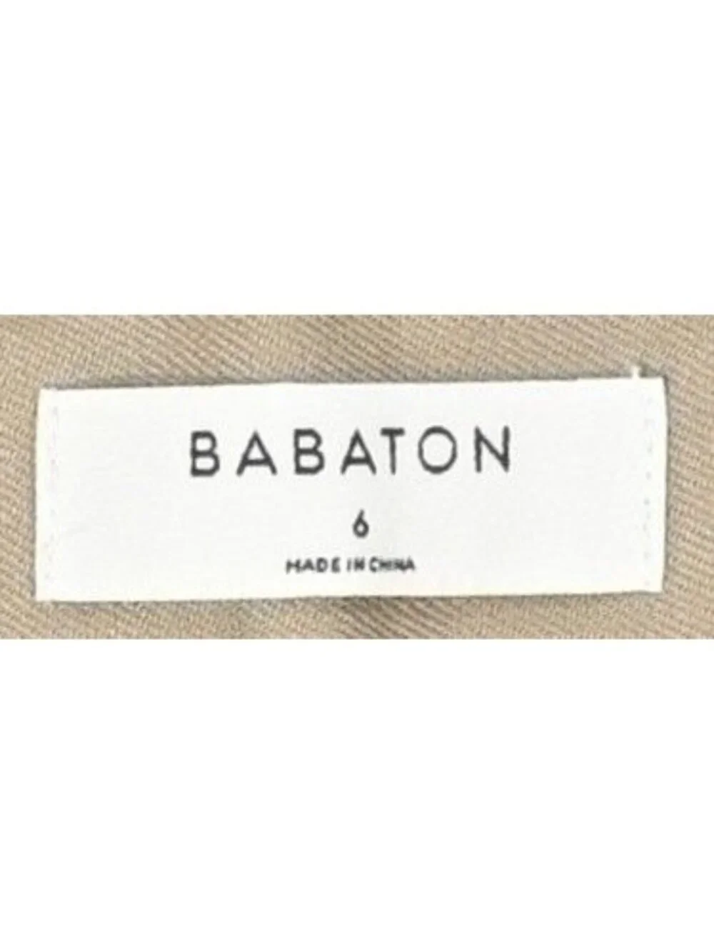 Aritzia Babaton Linen Blend Trousers in Tan